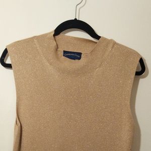 Charter Club Sparkling Sleeveless Blouse Large